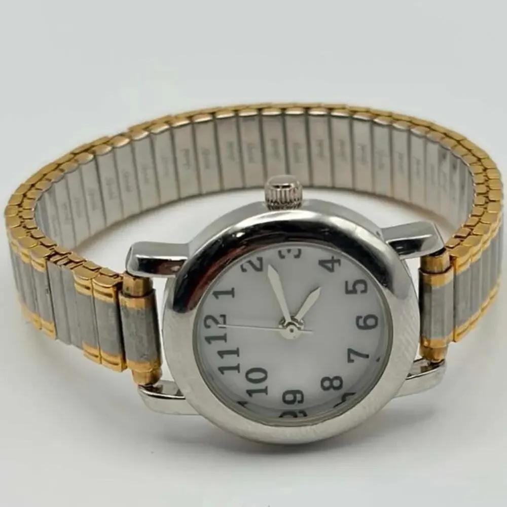 Silver & Gold Classic Watch